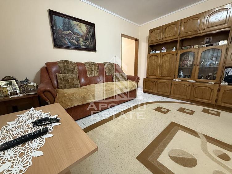Apartament cu 2 camere semidecomandat, mobilat în Buziașului