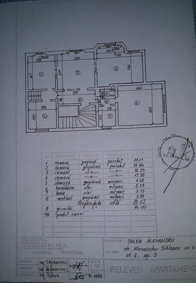 Apartament cu 4 camere decomandat în Ultracentral
