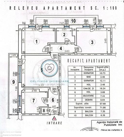Ploiesti Complexul Mic | 3 camere | 7/9| 2 balcoane+2 vederi,Lift nou