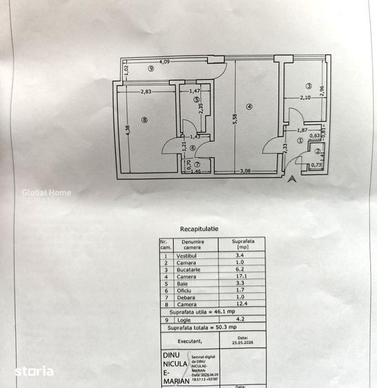 TOP - SemiCentral - Drumul Taberei - 50m Metrou Favorit 2 Camere - 5