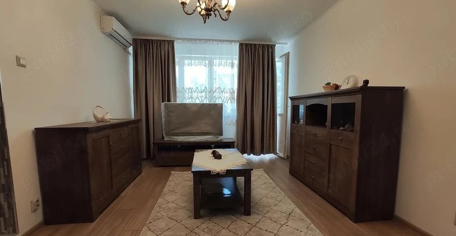 Apartament cu 2 camere semidecomandat, mobilat în Giulești
