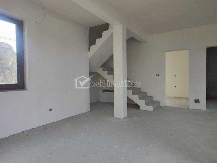 Casa P+M, living, 3 dormitoare, teren in proprietate, Apahida/Campenesti - 2