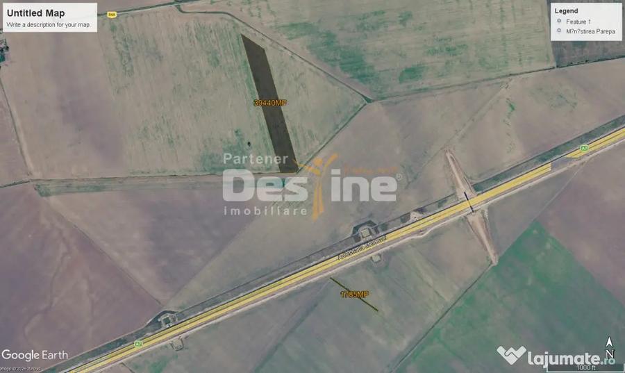 Teren de 41225 mp, în Dumbrava