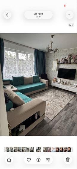 Apartament cu 3 camere semidecomandat în Central