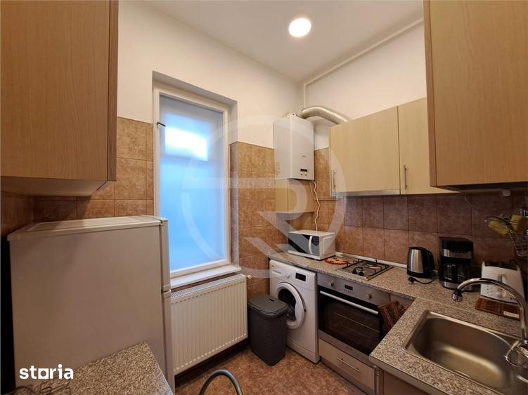 Garsonieră decomandată, mobilată în Central