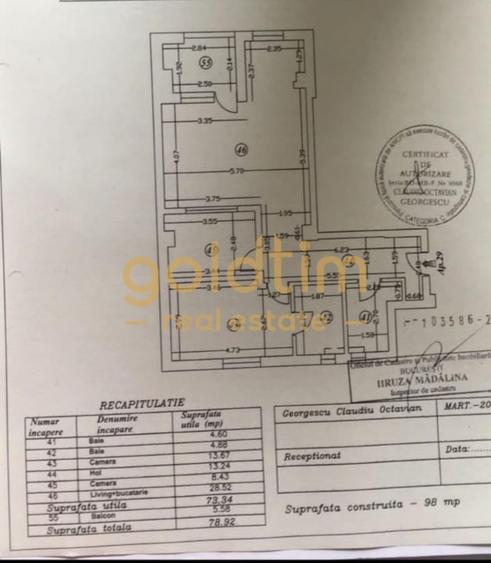 Apartament cu 3 camere decomandat, mobilat în Aviației