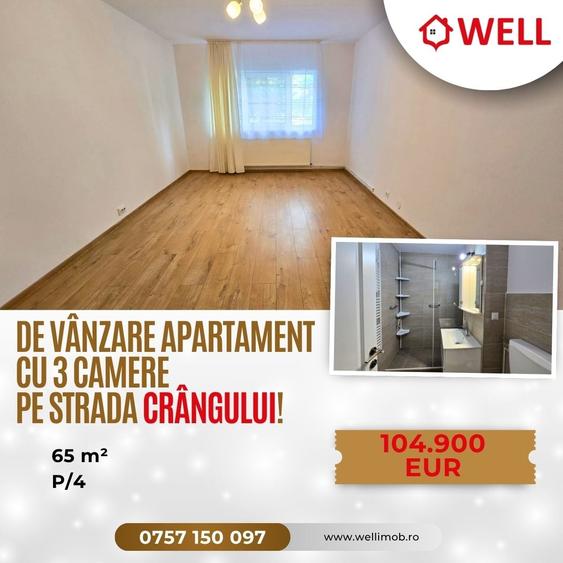 Apartament cu 3 camere în Lenin