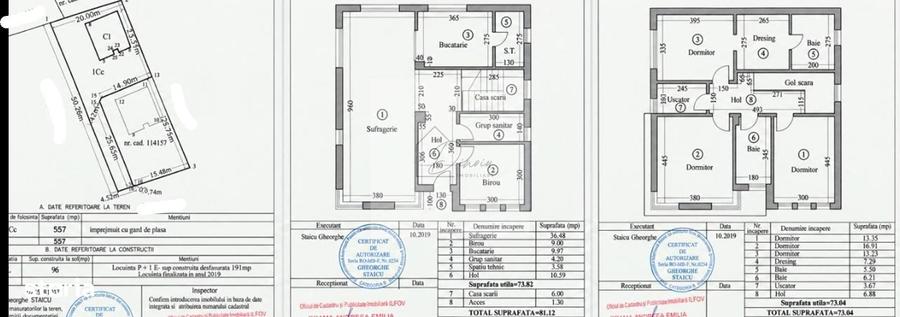 Casă cu 5 camere cu Teren 560 Mp în Corbeanca