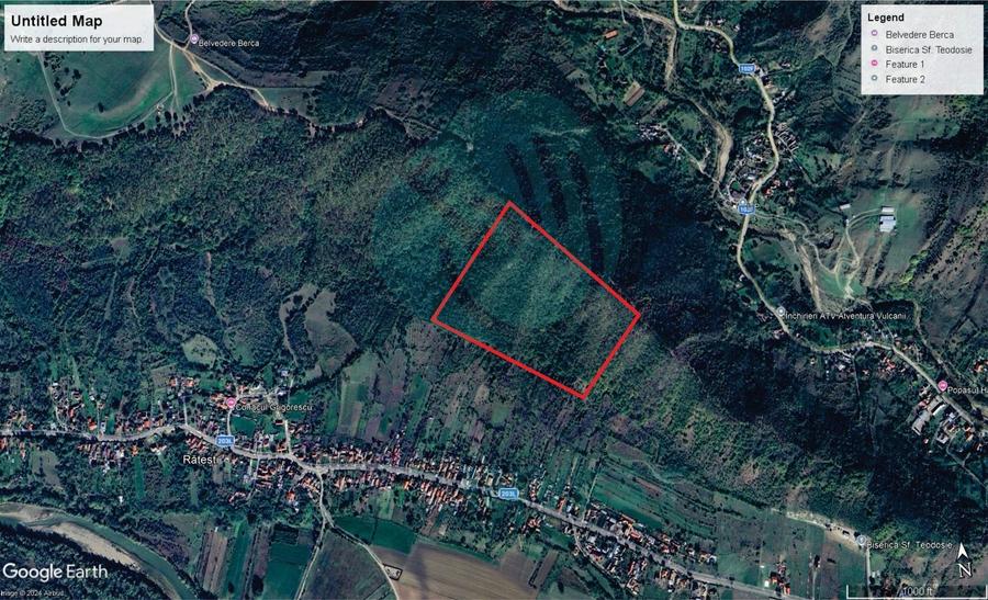 Teren extravilan de 100000 mp, în Berca