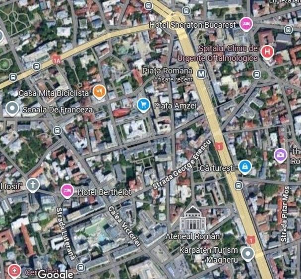 Teren Construcții intravilan de 207 mp, în P-ța Amzei
