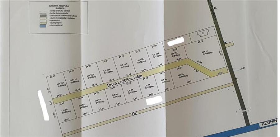Teren Construcții intravilan de 700 mp, în Sângeorgiu de Mureș