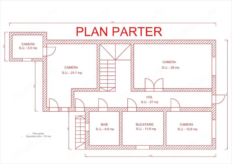 Casă cu 9 camere cu Teren 567 Mp în Central
