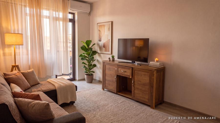 Apartament cu 2 camere decomandat în Est