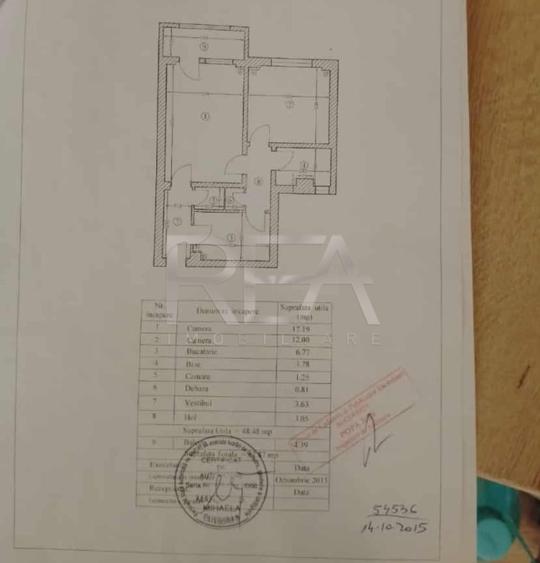 Apartament cu 2 camere circular, mobilat în Gorjului