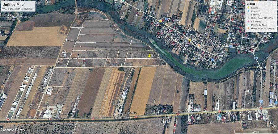 Teren Construcții intravilan de 560 mp, în Frumușani