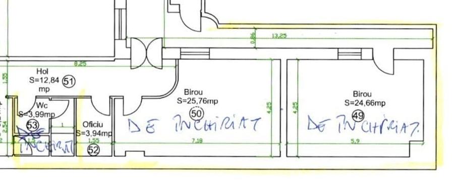 Birou, de 67 mp, în Ultracentral