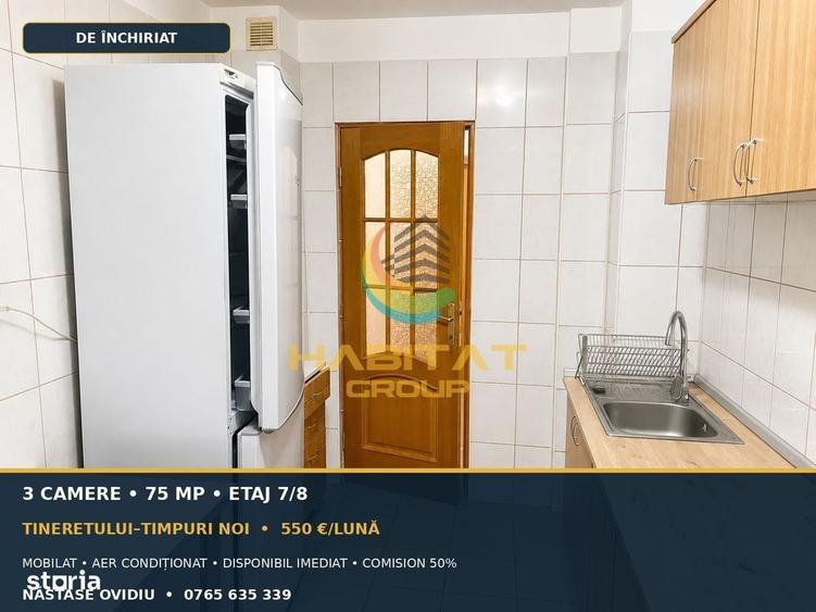 Apartament 3 Camere de Inchiriat TineretuluiTimpuri Noi ! - 3