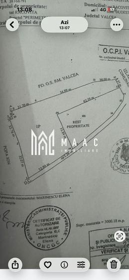 Teren Construcții intravilan de 3000 mp, în Budești
