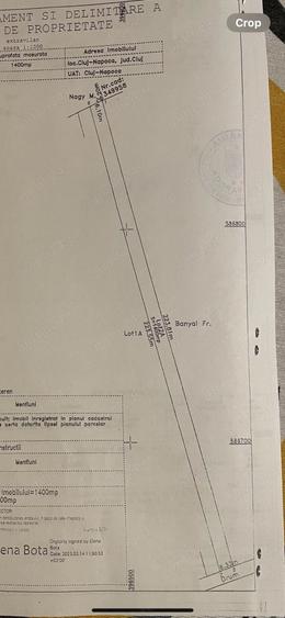 Teren de 1400 mp, în Sopor