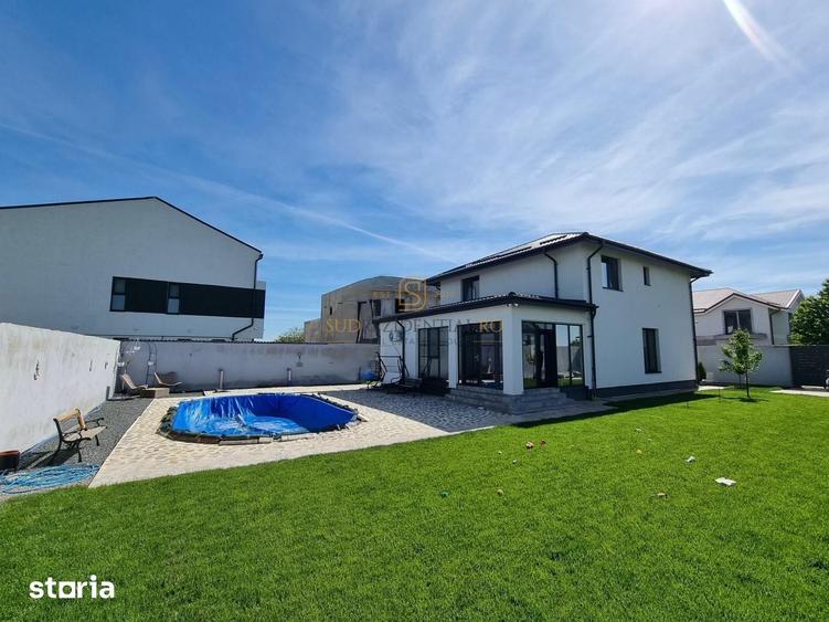 Vila individuala cu 5 camere si piscina, mobilata si utilata, Popesti - 12
