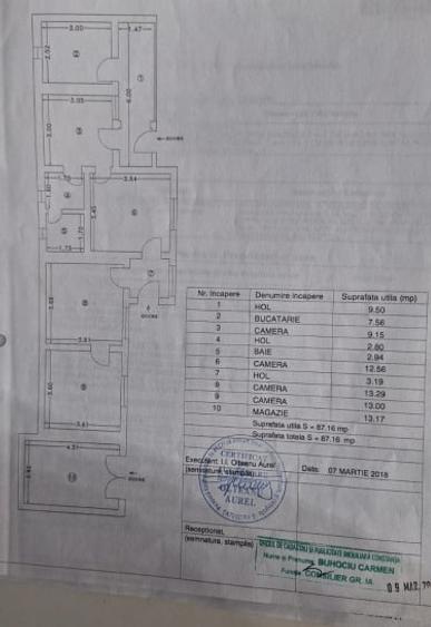 Casă individuală cu 5 camere cu Canalizare în Palazu Mare