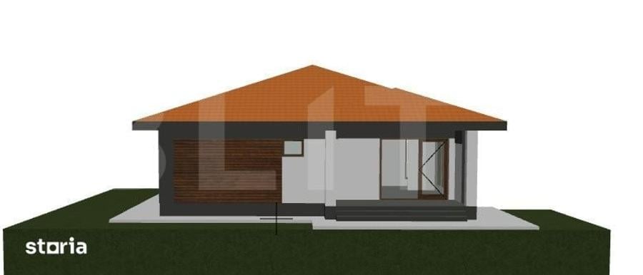 Casă cu 3 camere cu Teren 500 Mp în Tomești