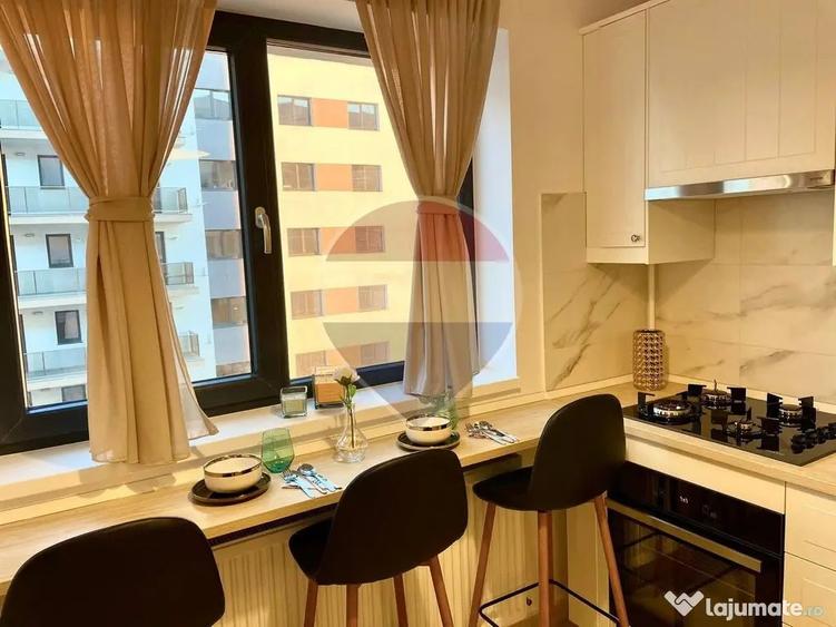 Apartament cu 2 camere semidecomandat, mobilat în Theodor Pallady