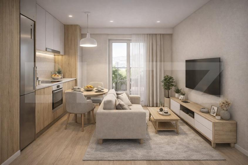 Apartament cu 2 camere de vânzare | Etajul 1 | Bloc nou – Calea Moldovei - 3