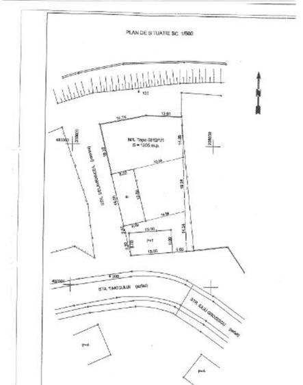 Teren Construcții intravilan de 1205 mp, în Fabric