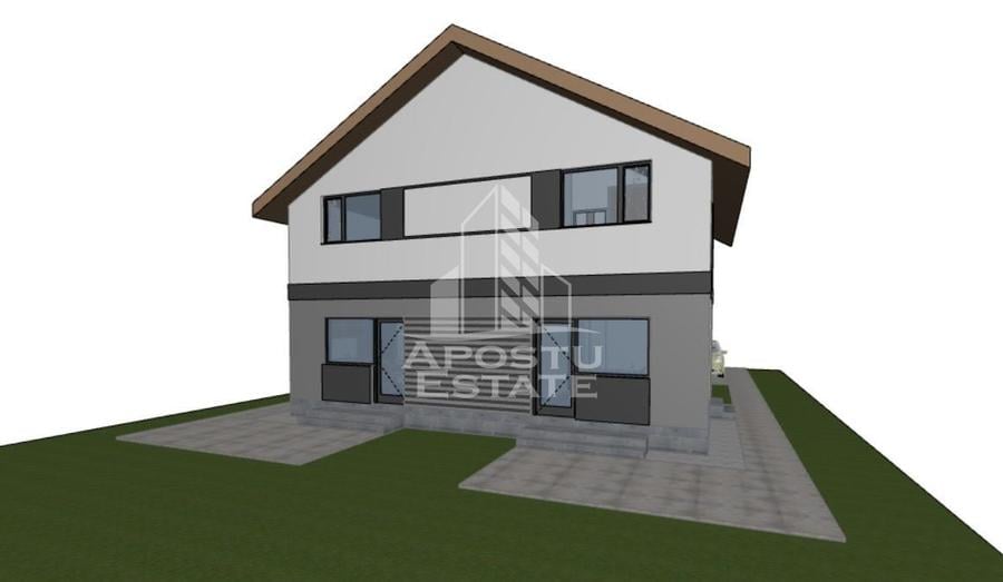 Duplex cu 3 camere cu Canalizare în Giarmata-Vii