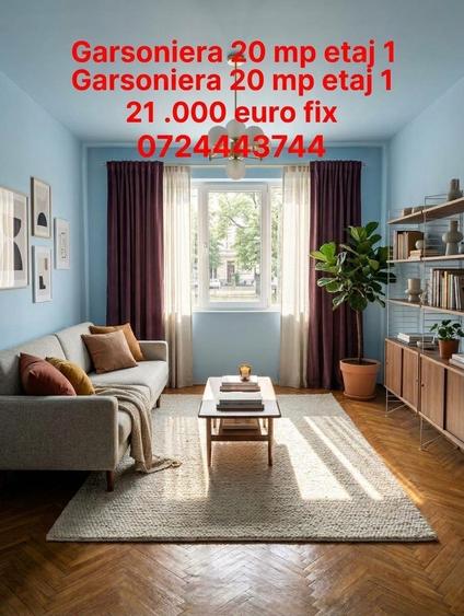 Garsonieră decomandată în Central
