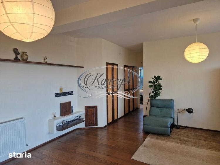 Apartament cu 2 camere semidecomandat, mobilat în Dâmbul Rotund