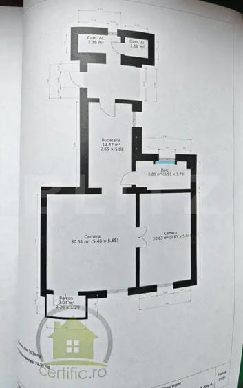 Apartament cu 2 camere semidecomandat în Iosefin