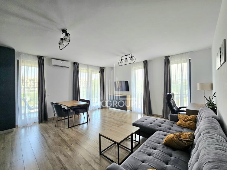 Apartament cu 2 camere semidecomandat, mobilat în Zorilor