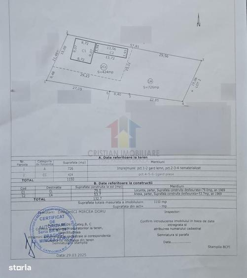 Casă cu 3 camere în Central