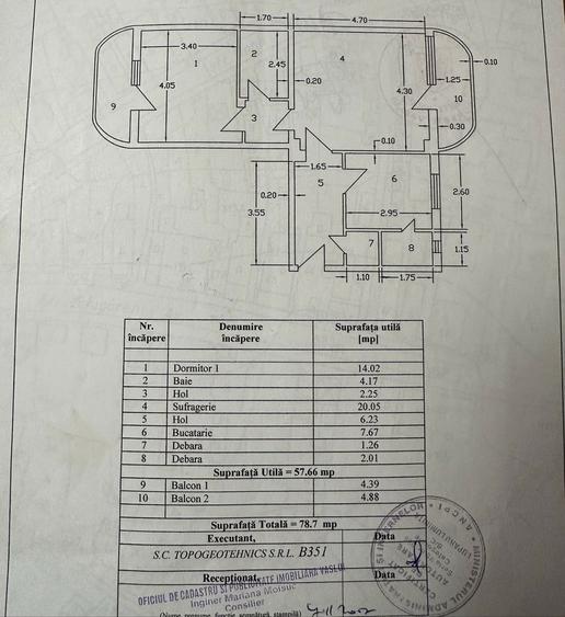 Apartament cu 2 camere în Traian