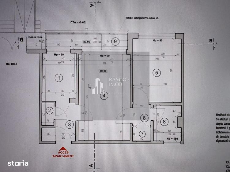 Apartament cu 2 camere semidecomandat în Liviu Rebreanu