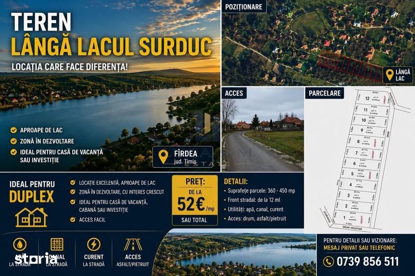 Teren de 365 mp, în Fârdea