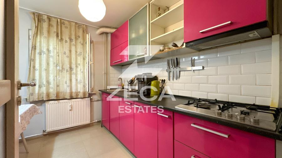 Apartament cu 3 camere semidecomandat, mobilat în Berceni