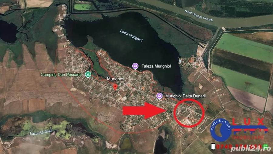 Teren de 520 mp, în Murighiol