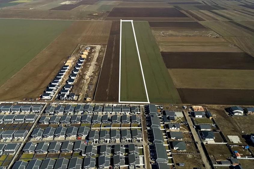 Teren de 38500 mp, în Tărlungeni