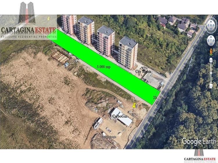 Teren de 5000 mp, în Central