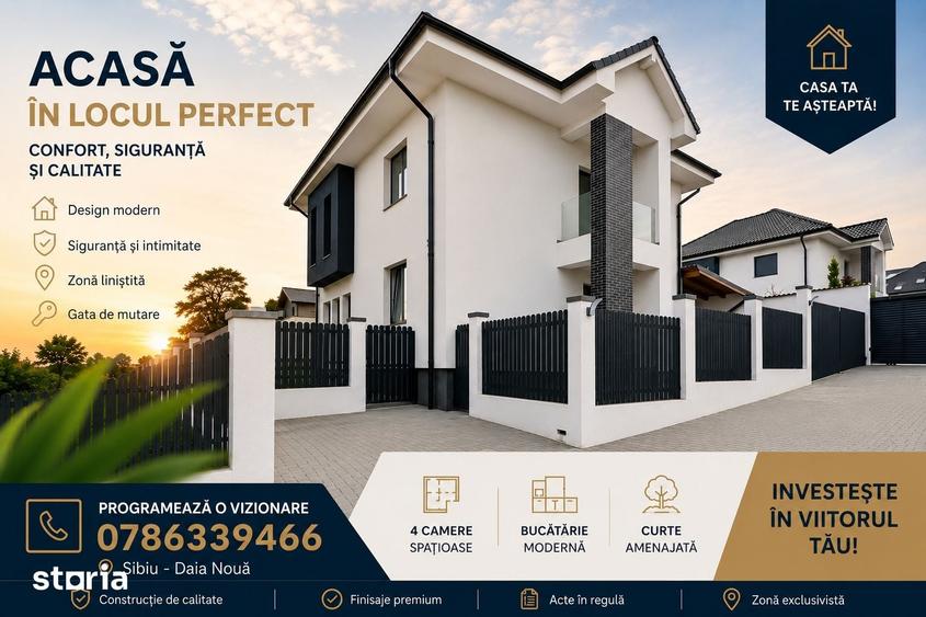 Casă cu 4 camere cu Teren 380 Mp în Central
