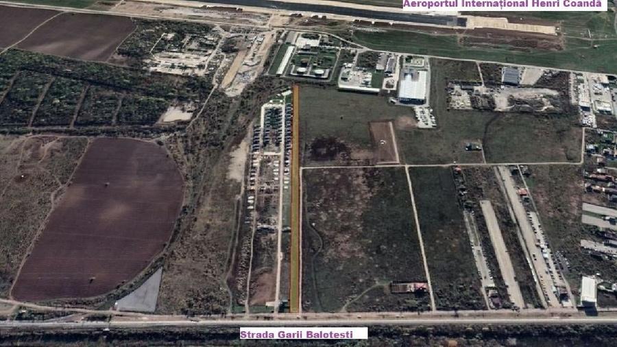 Teren agricol intravilan de 11036 mp, în Ferme