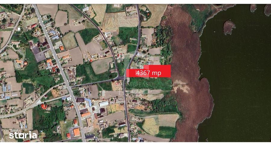 Teren intravilan 4367 mp Salcioara deschidere la lac - 2