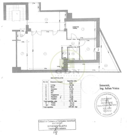 Apartament cu 3 camere semidecomandat, mobilat în Dămăroaia