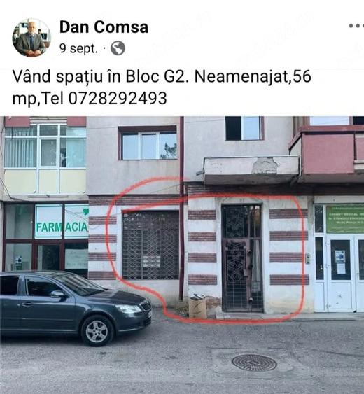 Spațiu comercial, de 56 mp, în Leordeni