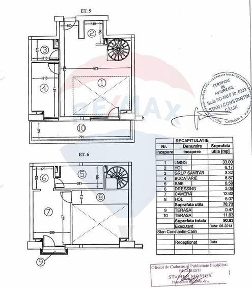Apartament cu 2 camere în Pieptănari