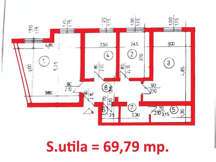 Apartament cu 3 camere în Nicolae Titulescu
