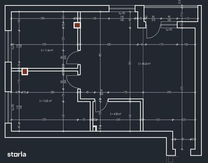 Apartament cu 3 camere în Florești